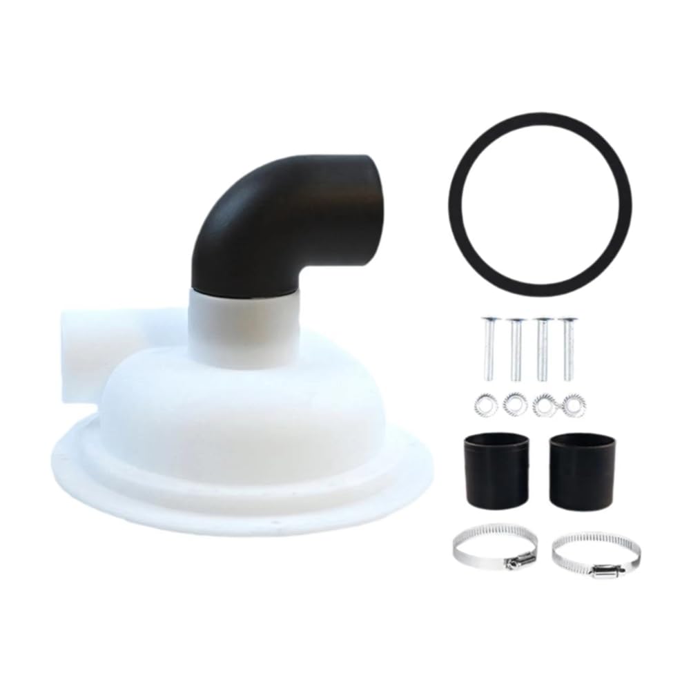 Cyclone Filter Woodworking Dust Collector with Elbow DIY Chipboard Cyclone Separator Lid Construction for Vacuum Cleaner