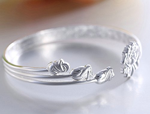 Bracelet à breloques rose style chinois YSJNGF cadeau idéal anti-allergie - 4