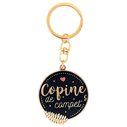 Porte clés Copine de compet  | cadeau pour copine, meilleure amie, bff