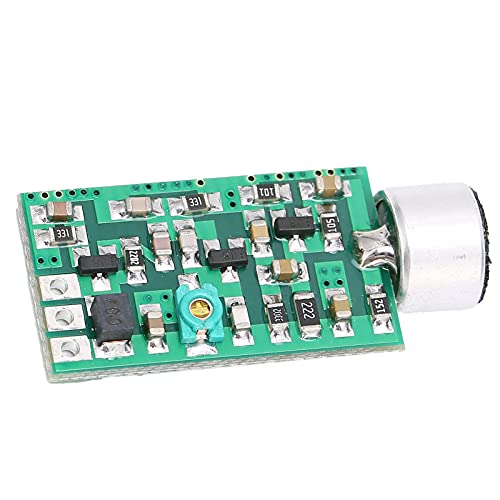 Wireless Microphone Pickup V4.0FM Emission MIC Core Board 0.79V, Módulo Transmisor de Audio para Transmisión de Sonido, Micrófono de Audio, Monitoreo de Sueño con Verde