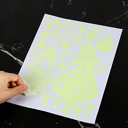 Fairy Girl Glow In The Dark Wall Stickers, Benbo Stars Pvc Vinyl Luminous Wall Decals Diy Wall Stickers For Home Decor Mural Decor Girls Kids Nursery Room Decoration #TOP4