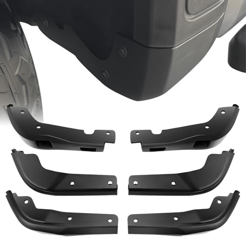 Image of Mud Flap Delete Compatible with 2019-2025 GMC Sierra 1500 Heavy Duty ABS Front and Rear Replacement Kit Increased Tire Clearance (Not fit AT4X AEV Models)