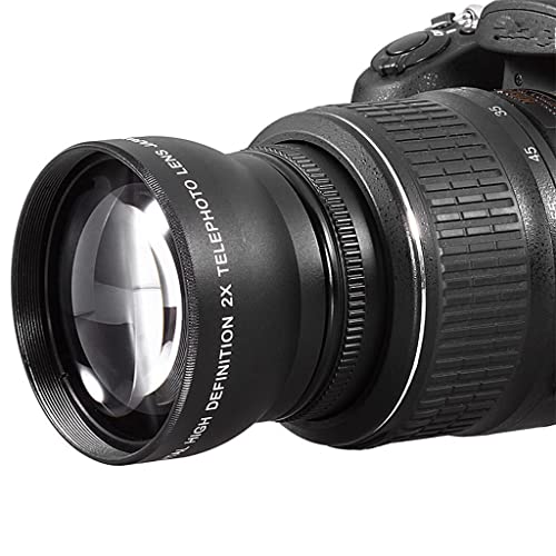 Image of 55mm 2X 2.0X Magnification Tele Telephoto Lens for Canon Nikon Sony DSLR Camera|Cameras & Photo | Lenses & Filters |Lenses|1 Piece 55mm 2X Telephoto Lens