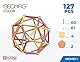 Geomag - Classic Color 127 Stück - Magnetisches Konstruktionsspiel für Kinder ab 3-4 Jahren - Hergestellt in der Schweiz - Magnetische Bausteine mit 60 Stäben, 61 Kugeln, 6 Basen - STEM