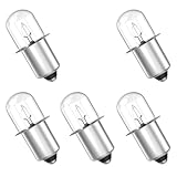 18V 0.6A Handheld Flashlights Xenon Bulb Replacement for RYOBI 18 VOLT ONE+ Cordless P700 P703 P704 FL1800 Worklights, DEWALT Flashlight DW9083 DW908 DW919 DC509-5 Pack