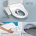 TOTO® WASHLET® KC2 Electronic Bidet Toilet Seat with Heated Seat and SoftClose Lid, Elongated, Cotton White - SW3024#01