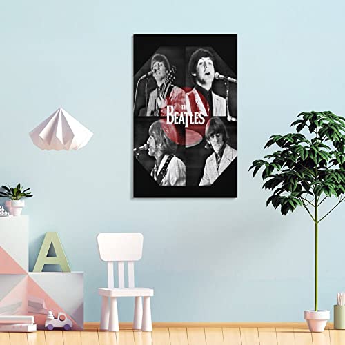 HEYBEC Poster décoratif sur toile The Beatles – Motif chanteur classique – 60 x 90 cm - Les Beatles, Paul McCartney, John Lennon, RIngo Starr, George Harrison HEYBEC Poster décoratif sur toile The Beatles - Motif chanteur classique - 60 x 90 cm – Image 5