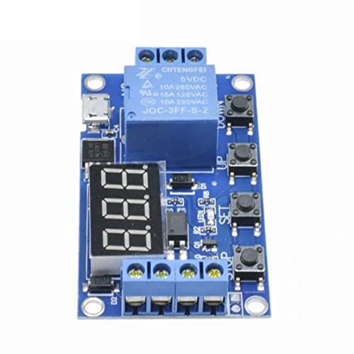 Temporizador de ciclo DC 6-30V para automatizar el encendido de luces y riego del hogar 3