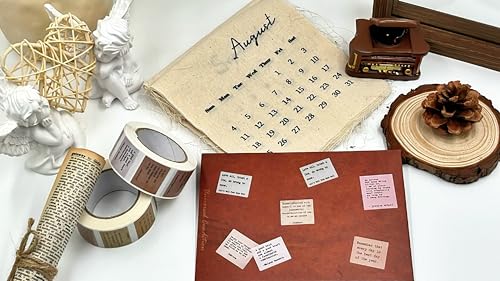 letiezhi 500 peças vintage motivacional citação adesivo rolo retrô estilo máquina de escrever adesiv