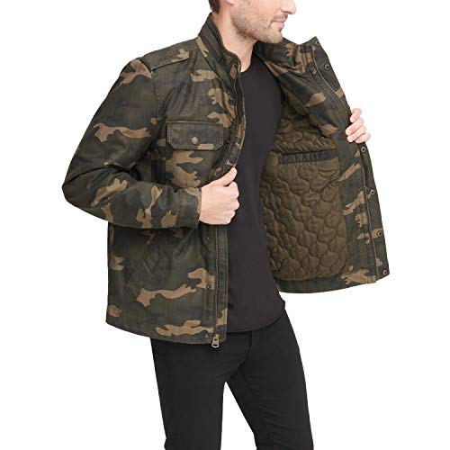 Image of LEVI'S Men's Washed Cotton Military Jacket (Regular & Big & Tall Sizes)