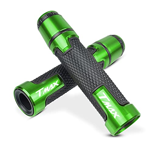 Guidon moto 22mm en alu CNC rigide avec embouts de guidon vert Suzuki