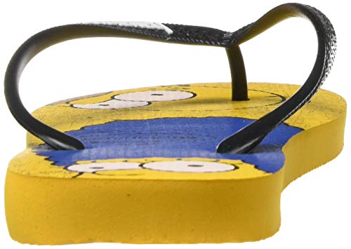 Chinelo, Havaianas, Simpsons, Amarelo Banana/Preto, 35/36, Adulto Unissex