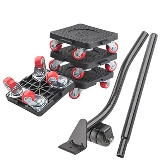 Furniture Moving Tools, 880 lb Carrying Capacity with 4 Wheels and Portable Lift for Moving Heavy Furniture, Refrigerators, Sofas, Cabinets