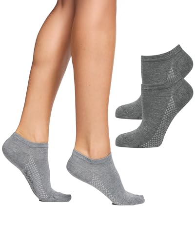 Nur Die Bambus Sneaker Socke 2er Pack Damen kaum sichtbar Bambussocken weich