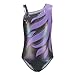 Hotfiary Leotards for Girls Gymnastics Leotard with Tumbling Shorts Sparkle Sleeveless Bodysuit Dance Unitards Biketards