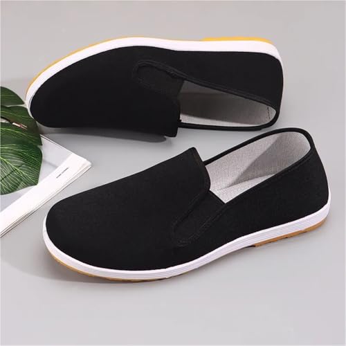Beijing Men's Cloth Shoes Anti-Slip Wear-Resistant Lightweight Breathable Street Stall Work Black Cloth Shoes4