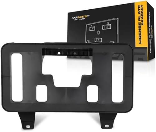 Miniatura 1 de Para Honda Pilot 2009-2015 Soporte de placa de matrícula delantero hecho de plástico HO1068122