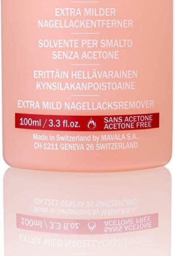 Mavala Extra Milder Nail Polish Remover Acetone Free 100ml - Image 4
