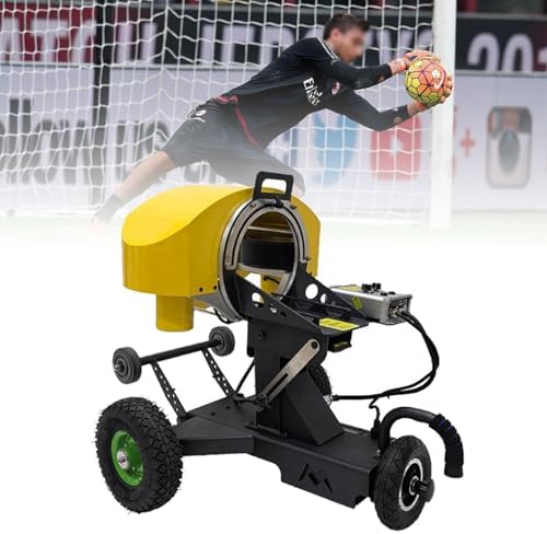 Automatic Football Launcher Machine - Professional Shooting Trainer, 3-Hour Battery Life, Perfect for Size 4/5 Balls, 70M Transmission Range, Ideal Practice Equipment for Players