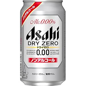 【カロリー・糖質ゼロ】アサヒ ドライゼロ ノンアルコール 350ml×24本 2,591円（108円/本）！プライム会員は送料無料！
