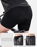 Cycling Shorts Mens, Sportneer Men's 3D Cycle Shorts Cycling Underwear Shorts Anti-Slip Design, Breathable & Adsorbent,Black - Image 8