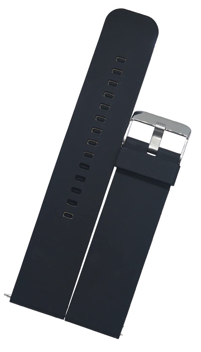 SURU® 22MM Quick Release Silicone Watch Strap/Watch Band (Colour- Black/Width- 22mm) T168 (B093XC5ZQ5) Amazon Price History, Amazon Price Tracker