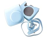 Insta Case for Fujifilm Instax Mini 8 with Free Shoulder Strap - Blue
