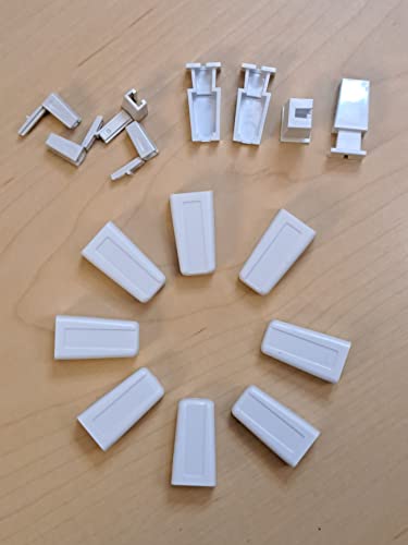 16 Piece Set Designer Tassel for Hunter Douglas Cellular Shade, Turnils, Comfortex, ALTA... (White)