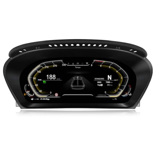 Cuadro de instrumentos digital LCD de 12,3'' para BMW X5 E70 X6 E71 (2006-2013) Velocímetro del salpicadero