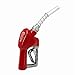 Husky 159404N-02 New X Unleaded Nozzle with Three Notch Hold Open Clip and Full Grip Guard, Red, Made in USA