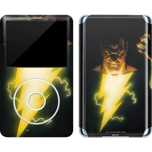 Skinit Decal MP3 Player Skin Compatible with iPod Classic (6th Gen) 80GB - Officially Licensed Warner Bros Black Adam Comic Design