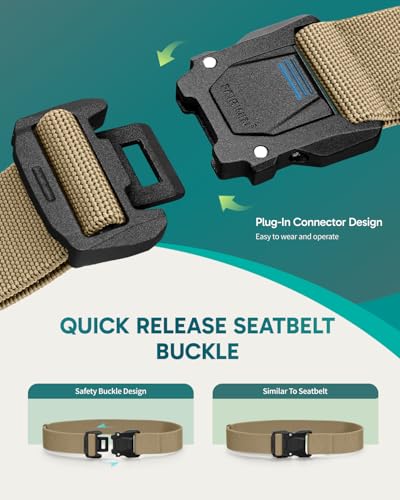 Ceinture tactique ajustable contre les ceintures fragiles modèle FAIRWIN robuste - 3