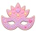 Mighty Gadget Mardi Gras Flame Masquerade Mask Cookie Cutter (Yellow) - 4.1x3.7 Inches, Festive Carnival Baking Tool for Party Treats