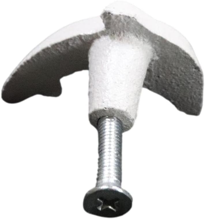 Miniatura 3 de Ebros Gift Paquete de 6 cajones rústicos envejecidos de hierro fundido pintado a mano de color blanco envejecido náutico marino delfín pez cajón