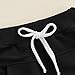 Mubineo Toddler Baby Boy Girl Infant Basic Plain Sweatpants Comfy Cotton Pants with Pockets (Black, 0-6 Months)