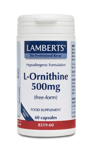 Ornitina Hcl 500Mg 60Cap Lambe 60 Cap.