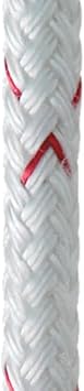 New England Ropes 3/8in 10mm Sta-Set X White 10 Feet Long
