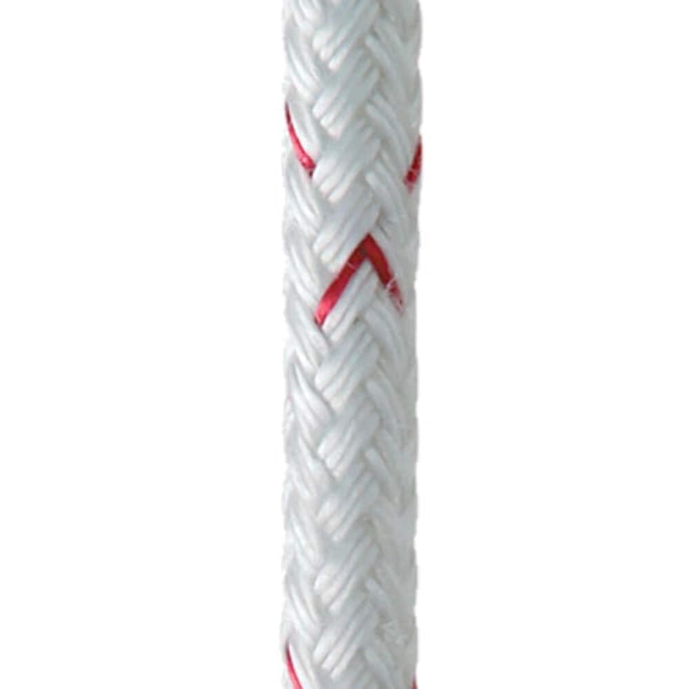 New England Ropes 3/8in (10mm) Sta-Set X White 80 Feet Long