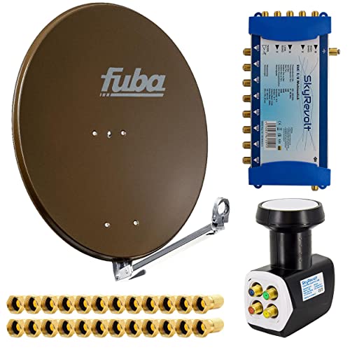 SkyRevolt Quattro LNB Für SAT-Anlagen - Multischalter Betrieb Für 4K HDTV Empfang