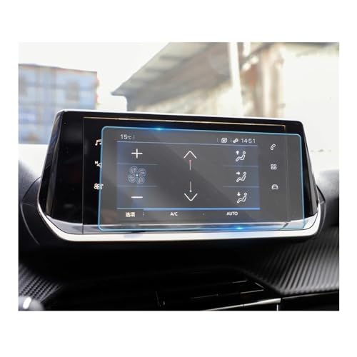 Verre trempé Peugeot E2008 2020 2021 film protecteur écran GPS