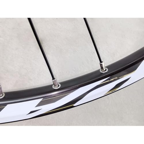 24inch Mountain Bike Wheelset Disc Brake Quick Release Bike Wheels Aluminum Alloy Double Wall Rim Youth Bike Front and Rear Wheels 7/8/9/10/11/12 Speed Cassette 32Holes(Black_24")