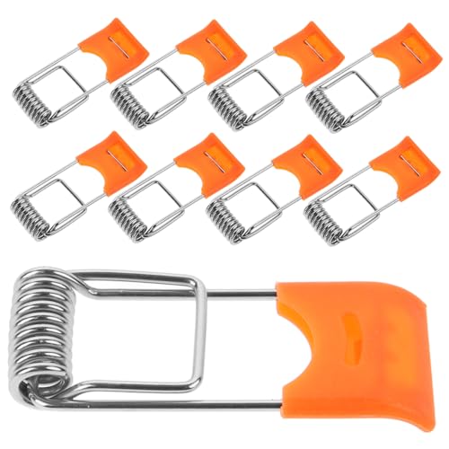 HOMOCONO 100Pcs Downlight Spring Clips Retaining Clamps for Lighting Durable Light Securing Clips for Tube Spotlight Panel Aisle Lights