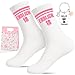 Geschenk 18. Geburtstag Mädchen Set – Endlich 18 Socken (EU36-44) & Schlüsselanhänger & Tüte – Geschenke Zum 18 Geburtstag Mädchen, Lustiges 18 Geburtstag Geschenk Für Tochter, Freundin & Schwester