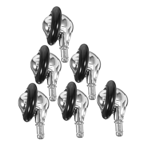 Homoyoyo 6pièces Lot De Roulettes Robustes Pour Chaises De Bureau Et Meubles Roues Pivotantes Pvc Et Alliage Aluminium Remplacement Pour Sols Durs Et Tapis Compatibles Bureau Et Rangement