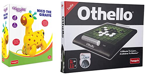 Image of Giggles - Nico The Giraffe & Funskool Games - Othello,Adult, Kids