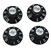 Dopro Quality 4pcs Witch Hat Knobs Skirted Knobs with Set Screw 2V2T for 72 Telecaster Custom or Amplifiers