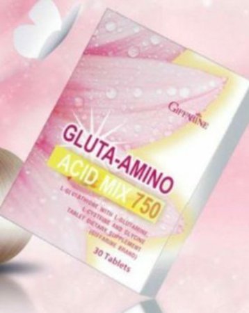 Gluta-amino Acid Mix 750 Skin Whitening (1 Box = 30 Capsules)