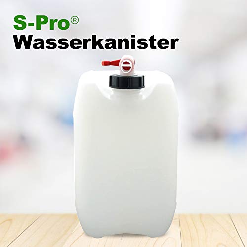 Jerrican eau potable alimentaire S-Pro anti fuite avec bouchon - 6