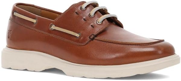 Frye Connor Boat Shoe - Premium Leather Men's Deck Shoes with Classic Nautical Style & Comfort for Casual & Dress Wear