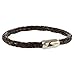 Produktbild WAVEPIRATE® Echt Leder-Armband Sylt G Braun/Silber 23 cm Edelstahl-Verschluss in Geschenk-Box Männer Damen Herren